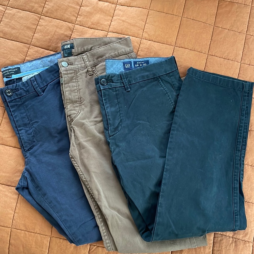 Bundle! Men’s chino pants
